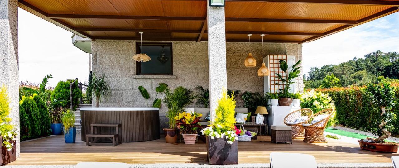 Casa Victoria garden 25 min beach Caldas De Reis Exterior foto