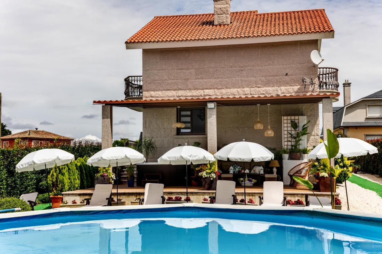 Casa Victoria garden 25 min beach Caldas De Reis Exterior foto