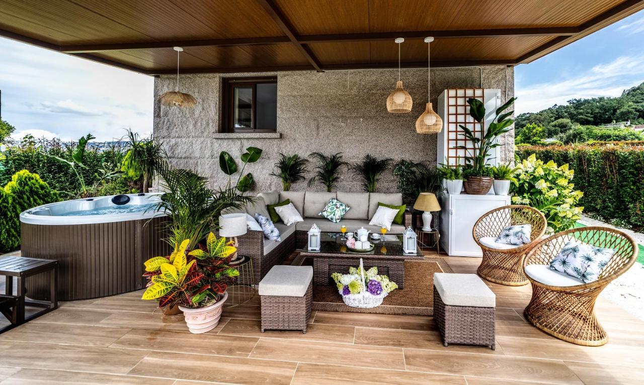 Casa Victoria garden 25 min beach Caldas De Reis Exterior foto